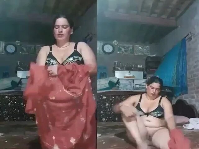 Paki aunty dressing after sex with neighbor